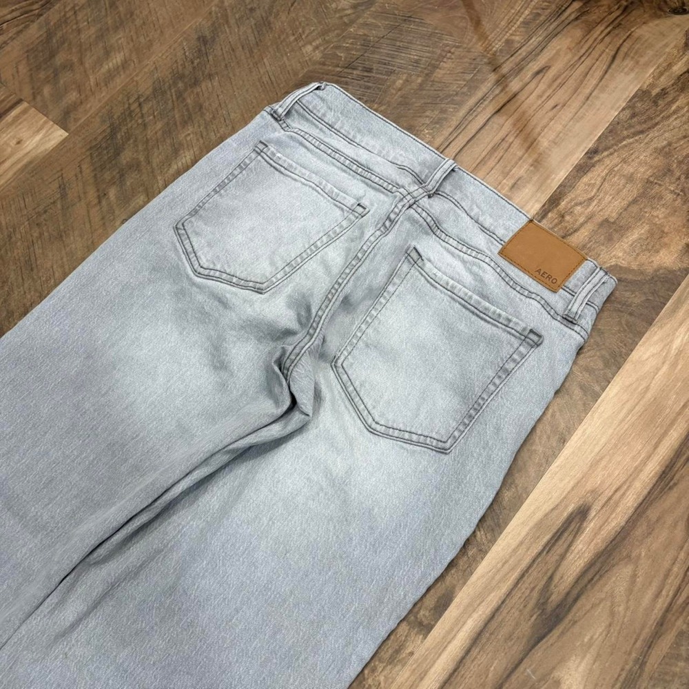 Vintage Y2K 90s Style Women's Low Rise Baggy Aeropostale Wide Leg Jeans - Picture 2 of 8
